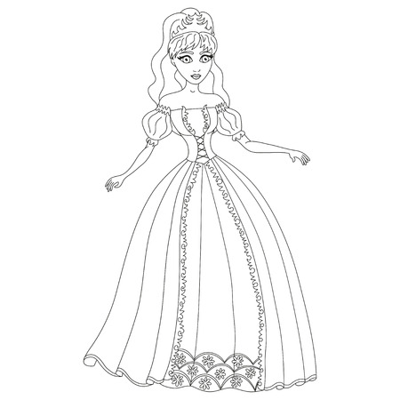 Beautiful princessのイラスト素材