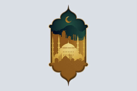 Muslim holiday, feast. religious days. (English: Regaip, mirac, berat, mawlid candle. eid mubarak)...