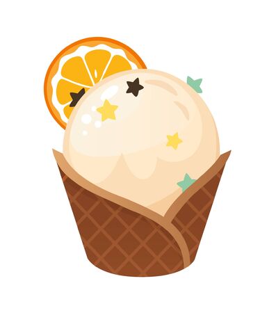 Delicious Ice Creamのイラスト素材