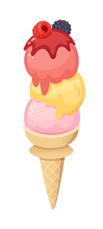 Delicious Ice Creamのイラスト素材