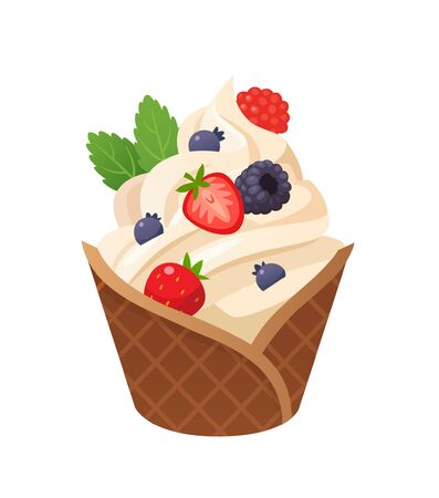 Delicious Ice Creamのイラスト素材