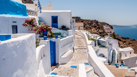 santoriniの写真素材