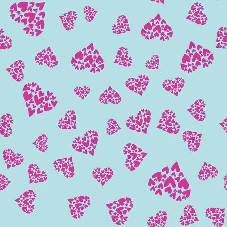 hearts sweet seamless repeat pattern design. Perfect for valentine, wedding and invitation