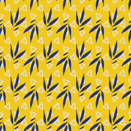 Bamboo Triangle Seamless Pattern. Vector illustration. Great for birthday, party, gift wrapping,...