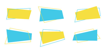 Color isolated price badge vector set bのイラスト素材