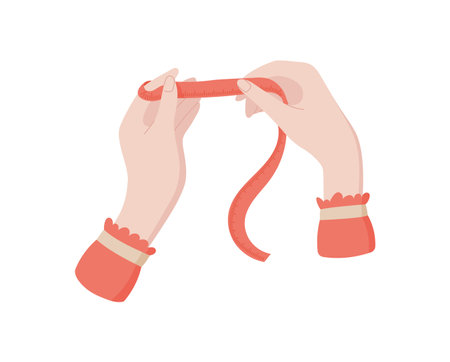 Hand Measure Iconのイラスト素材