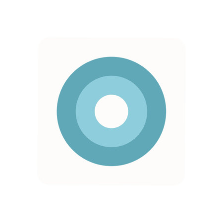 Flat Simple Circle Icon Designのイラスト素材