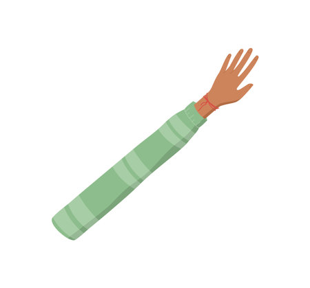 Flat Open Diverse Hand Symbolのイラスト素材