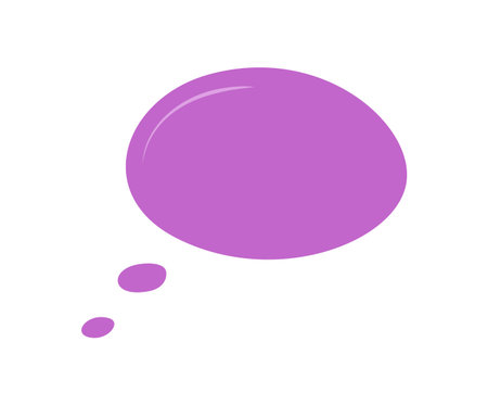Round Doodle Organic Speech Balloon Iconのイラスト素材