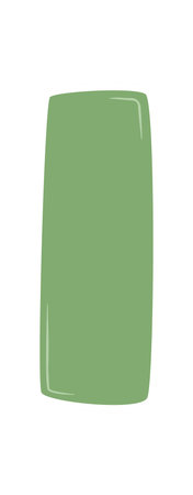 Simple Hand Drawn Organic Green Shapeのイラスト素材