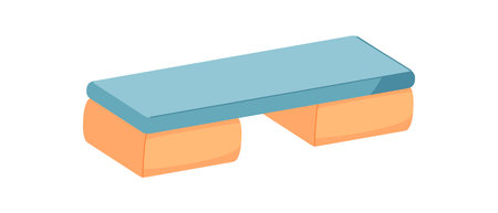Flat Colorful Fitness Step Platform