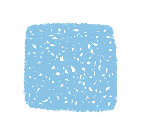 Fluid Chalk Square Scribble Frameのイラスト素材