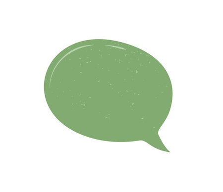 Organic Rough Speech Bubble Patch Textureのイラスト素材
