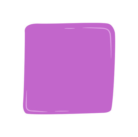 Hand Drawn Organic Square Shape Frameのイラスト素材