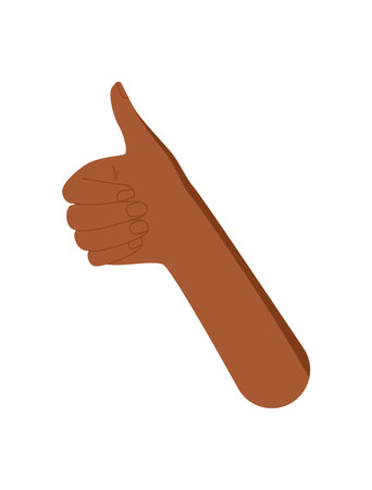 Raised Hand Thumb Gesture Symbolのイラスト素材