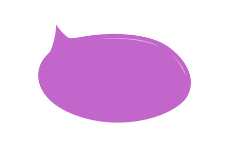 Purple Organic Talk Balloon Boxのイラスト素材