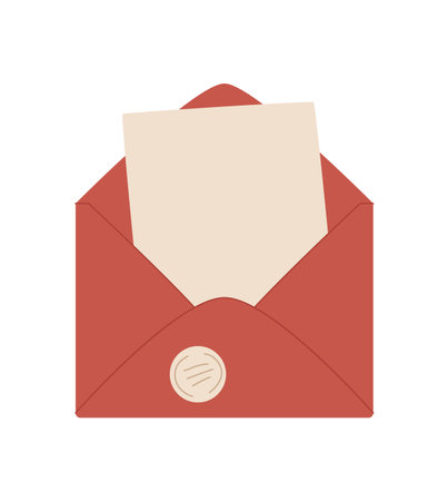 Envelope Card With Love Invitationのイラスト素材