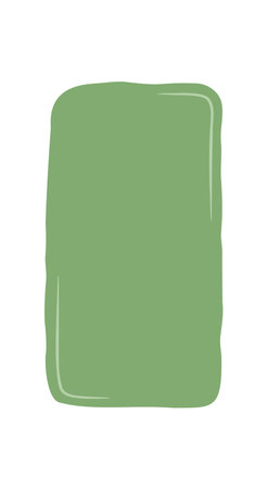 Organic Wavy Rectangle Textbox Frameのイラスト素材