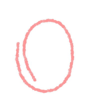 Crayon Hand Drawn Circle Quote Boxのイラスト素材