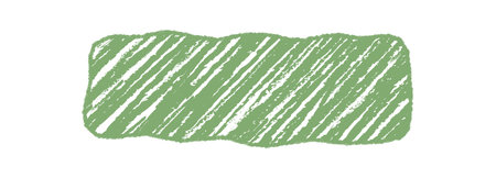 Green Crayon Squiggle Sketch Quote Frameのイラスト素材