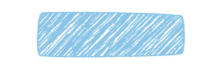 Blue Chalk Scribble Fluid Quote Bannerのイラスト素材