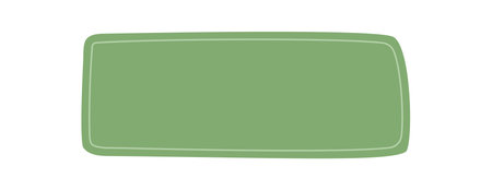 Green Hand Drawn Fluid Quote Rectangleのイラスト素材