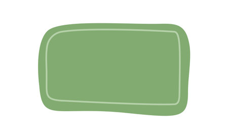 Hand Drawn Organic Squiggle Quote Frameのイラスト素材