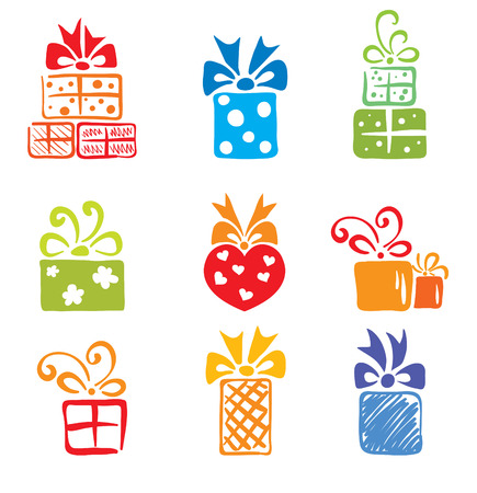 Icons - Gift boxのイラスト素材
