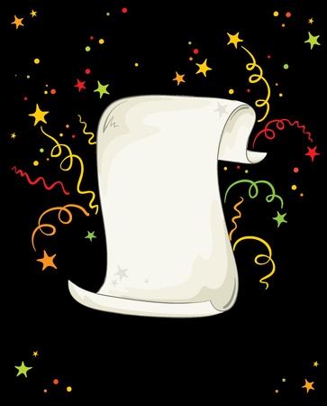 Festive roll のイラスト素材