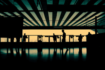 Metro Station in shenzhengの写真素材