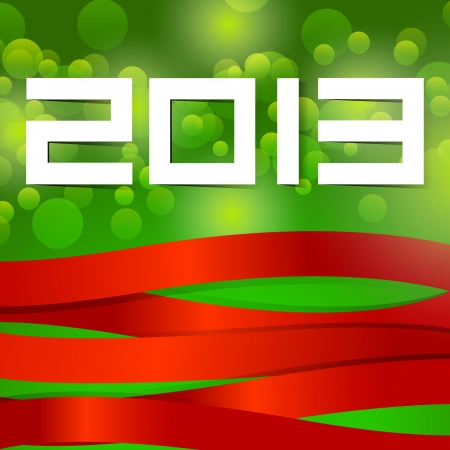 Abstract illustrator new year 2013 のイラスト素材