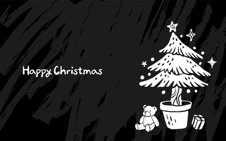 An illustration of a Christmas cardのイラスト素材