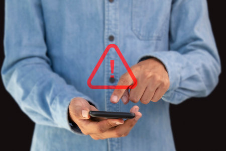 Warning Error 404 page not found Computer network warning with problemの写真素材