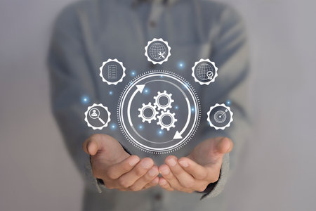 Incident Management of business concept, Businessman use technology Incident management digital...