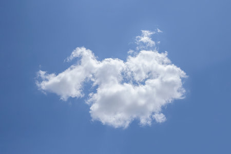 Blue sky and white clouds background