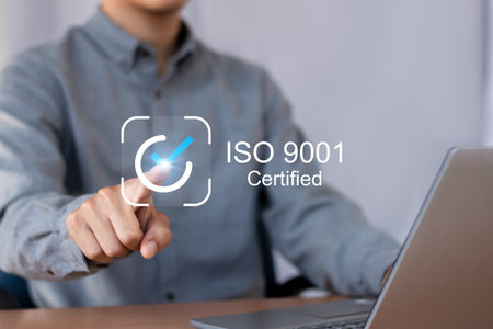 Quality Control, Assurance, Business Technology, ISO Standard Conceptの写真素材