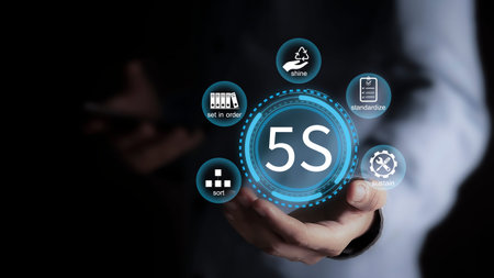 The 5S methodology, consisting of Sorting, Organizing, Cleaning, Standardizing, and Sustaining, is...