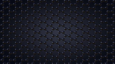 Hexagonal atomic lattice, dark grey background