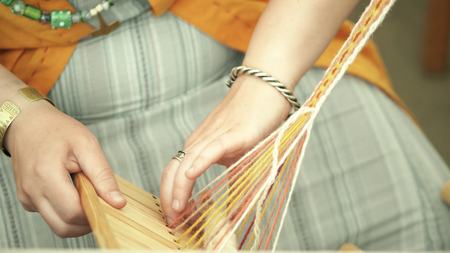 Woolen yarn handicraft