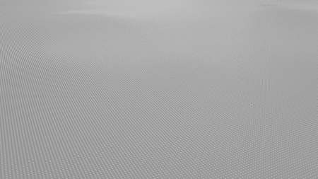 Abstract light gray wavy surface made of small balls, 3D renderingの写真素材