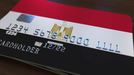 Plastic bank card featuring state flag
