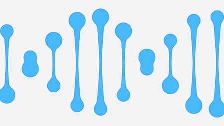 Simple DNA molecule illustration