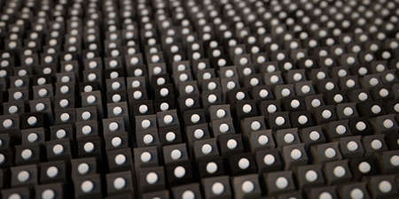 Black recycled multicolor cartons with some beverage, 3D renderingの写真素材