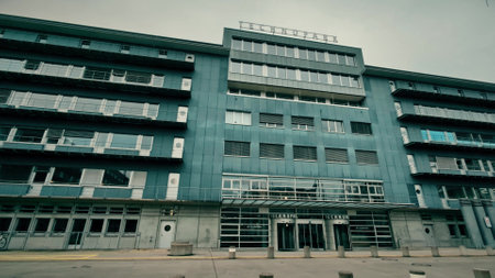 ZURICH, SWITZERLAND - JANUARY 1, 2023. Famous technology Business Park Technopark Zurichのeditorial素材