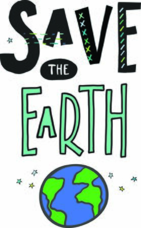 Save the earthのイラスト素材