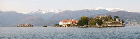 Lake Maggiore  Italy  Stresa, view of Isola Bellaのeditorial素材