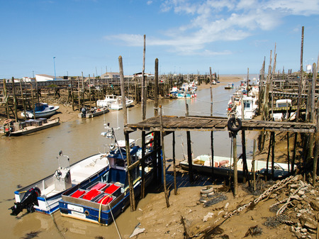 Brochets de Bouin, France  Along the route of the castles on the Loire River - Port aux Brochets de Bouinのeditorial素材