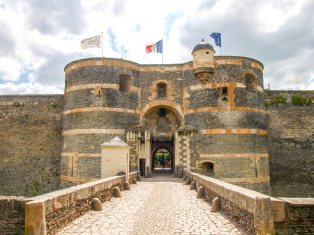 Angers, France - June 10, 2014  ChÃ¢teau d
