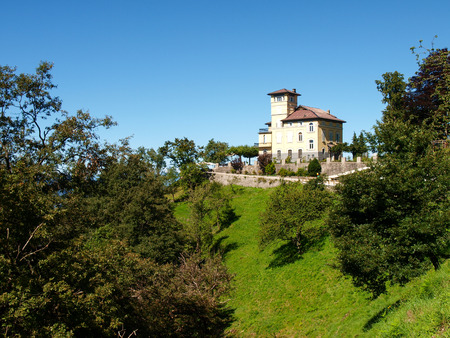 Lugano, Switzerland: Images of the Gulf of Lugano and Ciani park, botanical park of the city.