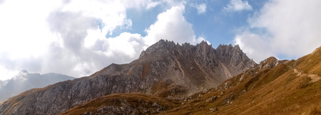 Switzerland, Walley o Blenio. Mountain walking. Passo Colombe e Passo del Sole.